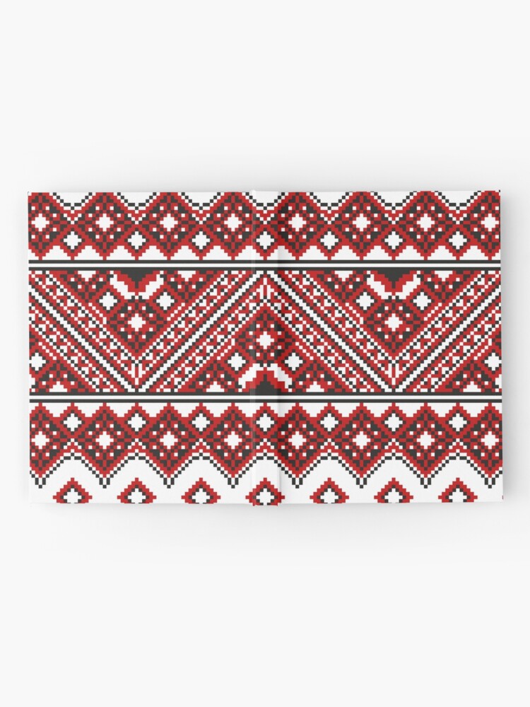 Alternate view of #Ukrainian #Embroidery, #CrossStitch, #Pattern Hardcover Journal