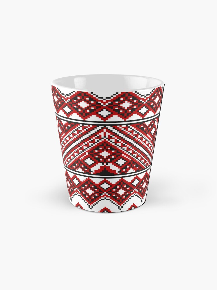 Alternate view of #Ukrainian #Embroidery, #CrossStitch, #Pattern Mug