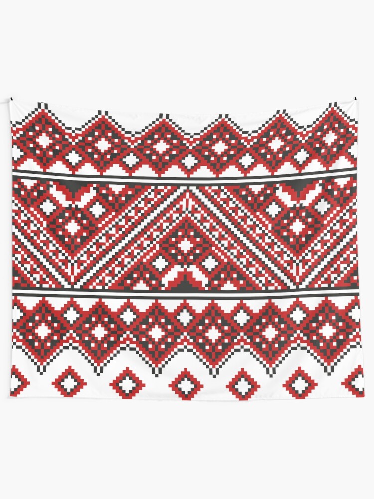 Alternate view of #Ukrainian #Embroidery, #CrossStitch, #Pattern Tapestry