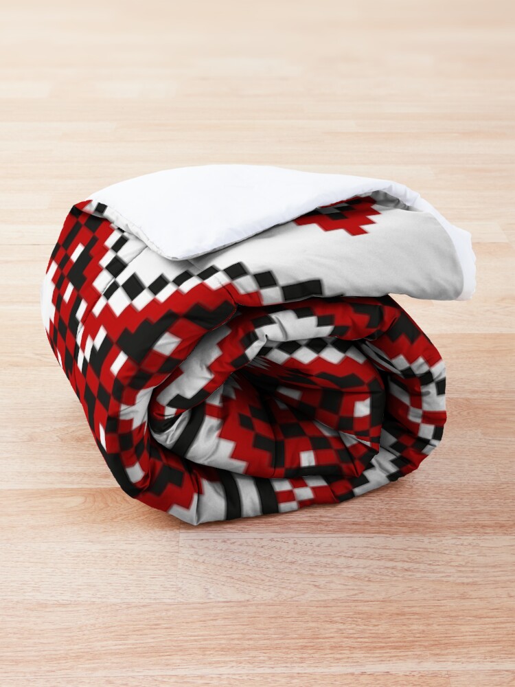 Alternate view of #Ukrainian #Embroidery, #CrossStitch, #Pattern Comforter