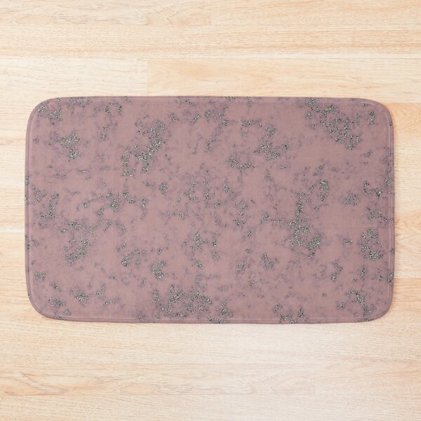 Item preview, Silver Glitter on Smokey Pink Marble designed and sold by BloomCatB.