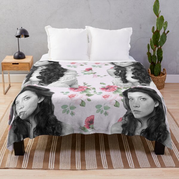 Item preview, Anne Boleyn Soft Floral (Black and White) designed and sold by Tello1.