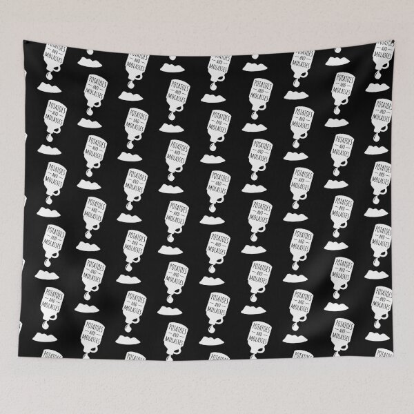 Item preview, Potatoes and Molasses White Silhouette designed and sold by zdoehling.