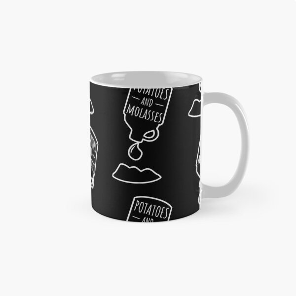 Item preview, Potatoes and Molasses White Outline designed and sold by zdoehling.