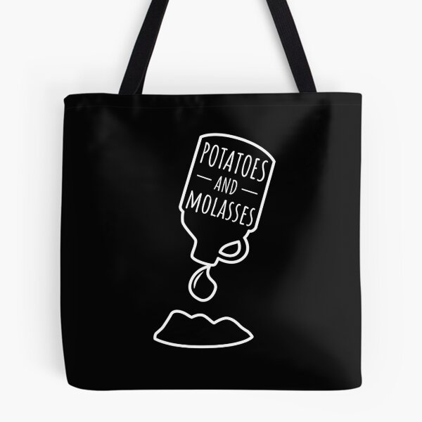 Item preview, Potatoes and Molasses White Outline designed and sold by zdoehling.