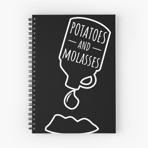 Item preview, Potatoes and Molasses White Outline designed and sold by zdoehling.