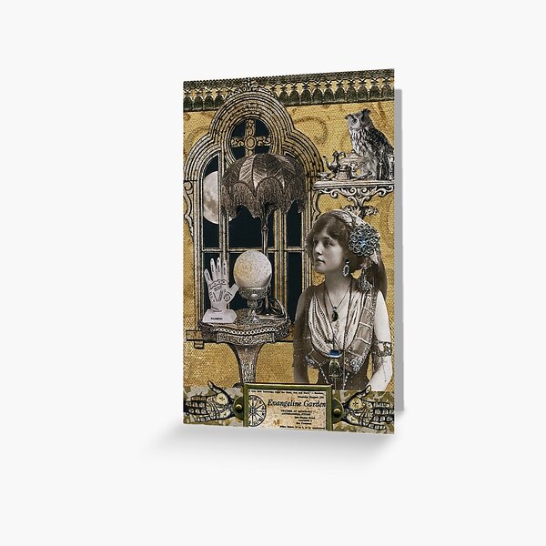 Evangeline Garden’s Astrological Studio Greeting Card
