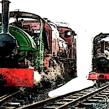 Artwork thumbnail, Two trains by designbywhacky