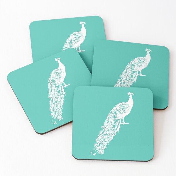 Item preview, Bohemian White Peacock Digital Art | Melanie Jensen Illustrations designed and sold by Melanie Jensen.