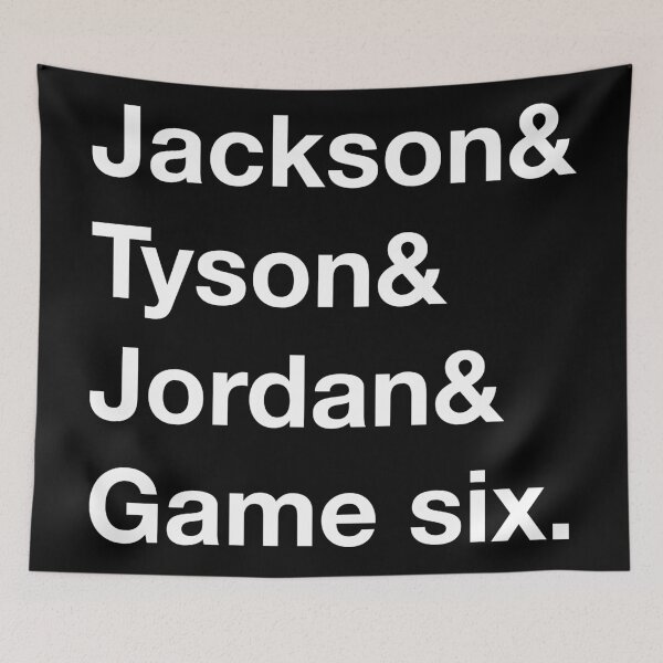 Item preview, Michael: Jackson, Tyson or Jordan? (White Text) designed and sold by Playsuit-Life.