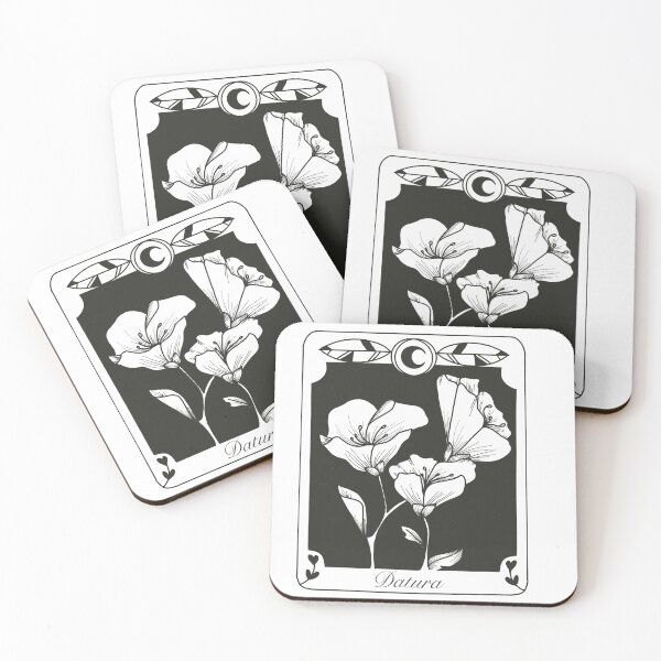 Item preview, Datura (Moonflower) Tarot Card designed and sold by Kymberley Loats.