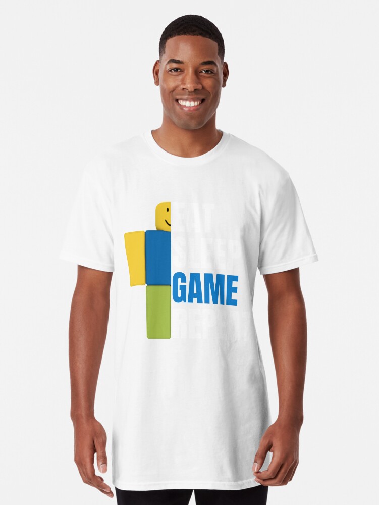 Roblox Eat Sleep Game Repeat Gamer Gift T Shirt By Smoothnoob Redbubble - roblox oof noob t shirt by smoothnoob redbubble