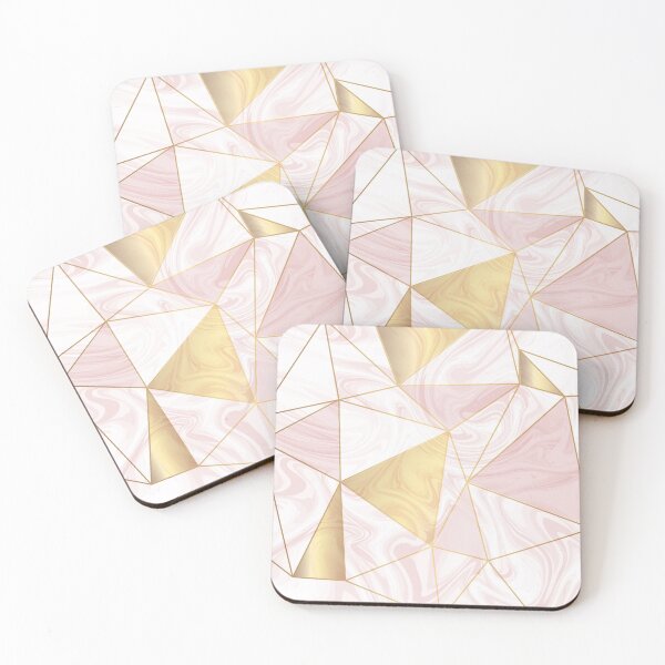 Item preview, Mixed marble and gold polygon background designed and sold by Jenmag.