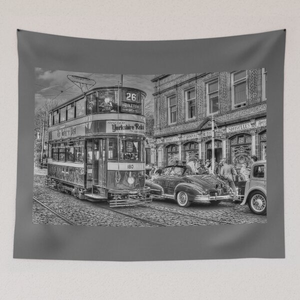 Item preview, Middleton Tram - Black and White designed and sold by Steve H Clark.