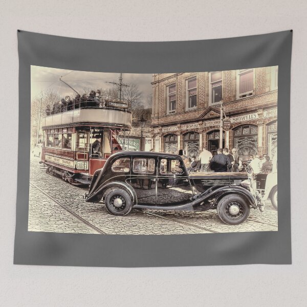 Item preview, Paisley District Tram - Hand Tinted Effect designed and sold by Steve H Clark.
