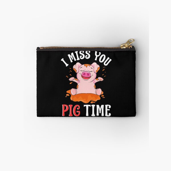 Item preview, Cute & Funny I Miss You Pig Time Baby Piglet Pun designed and sold by perfectpresents.