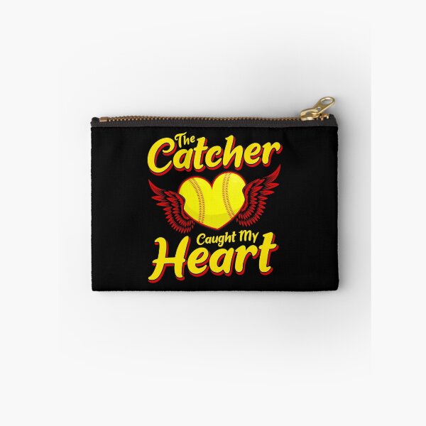 Item preview, Cute The Catcher Caught My Heart Baseball Softball designed and sold by perfectpresents.