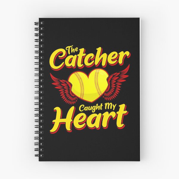 Item preview, Cute The Catcher Caught My Heart Baseball Softball designed and sold by perfectpresents.