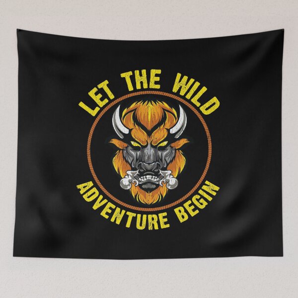 Item preview, Let The Wild Adventure Begin Wild Bison Animal designed and sold by perfectpresents.