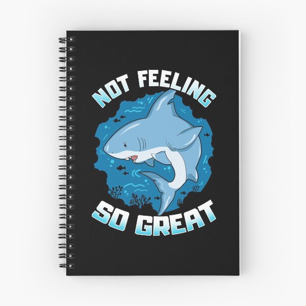Item preview, Cute & Funny Not Feeling So Great Shark Pun designed and sold by perfectpresents.