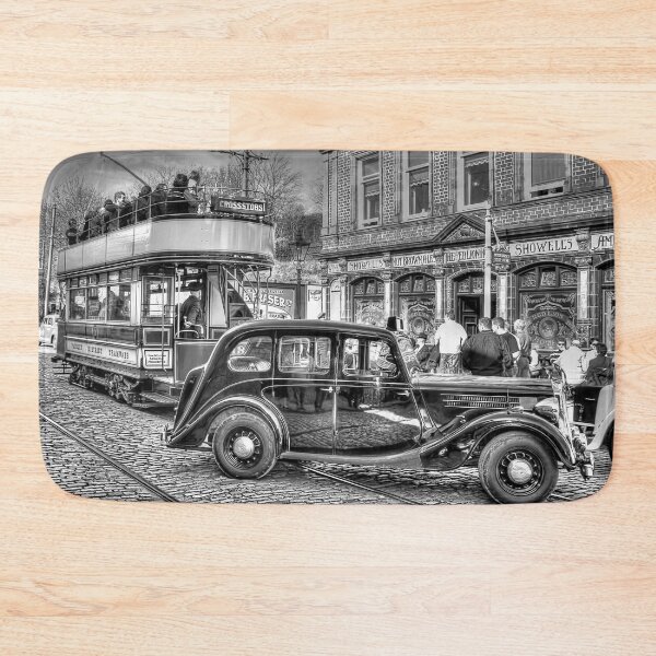 Item preview, Paisley District Tram - Black and White designed and sold by Steve H Clark.