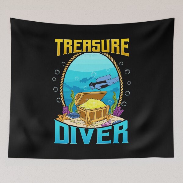 Item preview, Awesome Scuba Diving Treasure Diver designed and sold by perfectpresents.