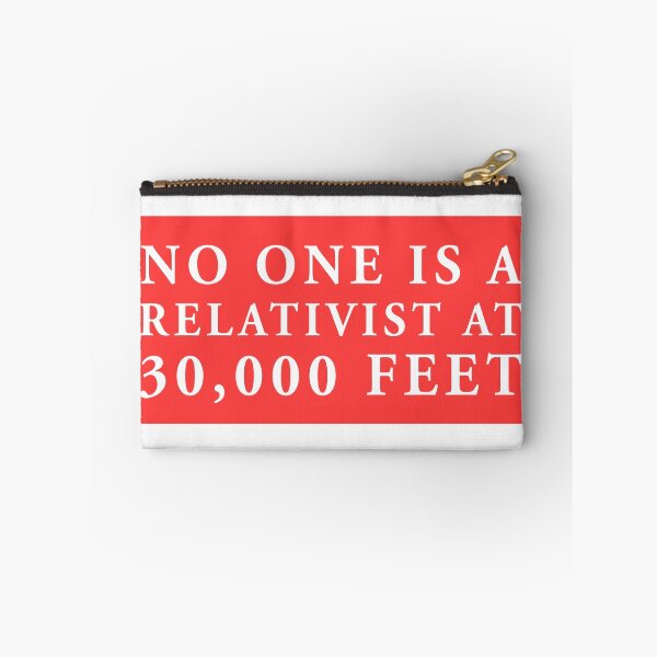 Item preview, no one is a relativist at 30,000 feet designed and sold by QuoteSpirations.