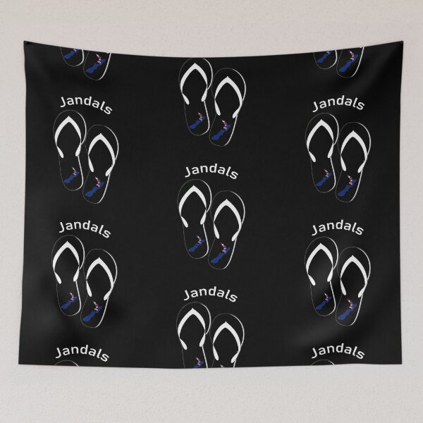 Item preview, New Zealand Flag Jandals designed and sold by Leeloks.