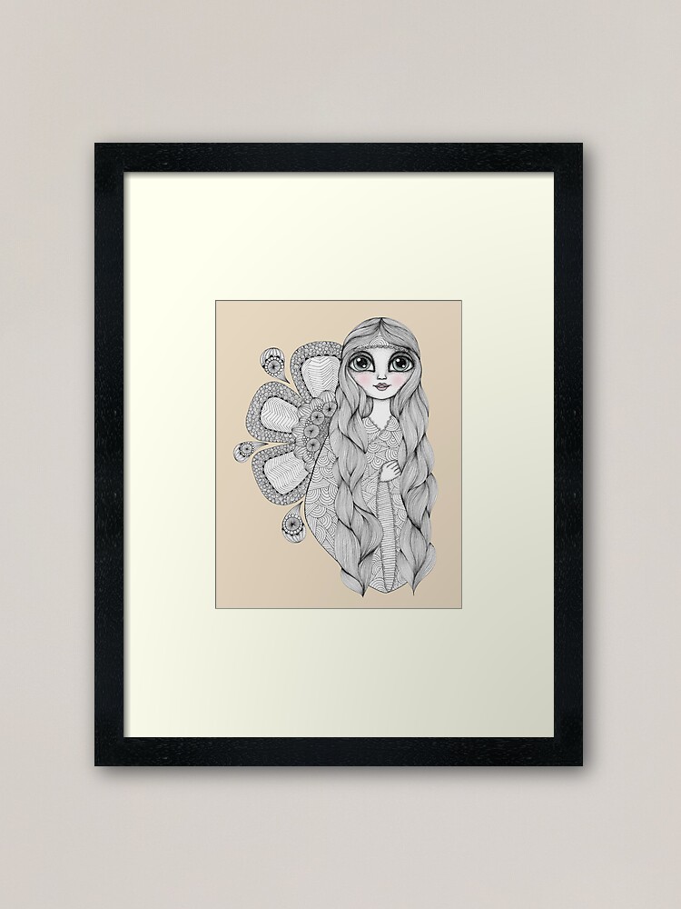 Alternate view of Sunshine Girl Framed Art Print