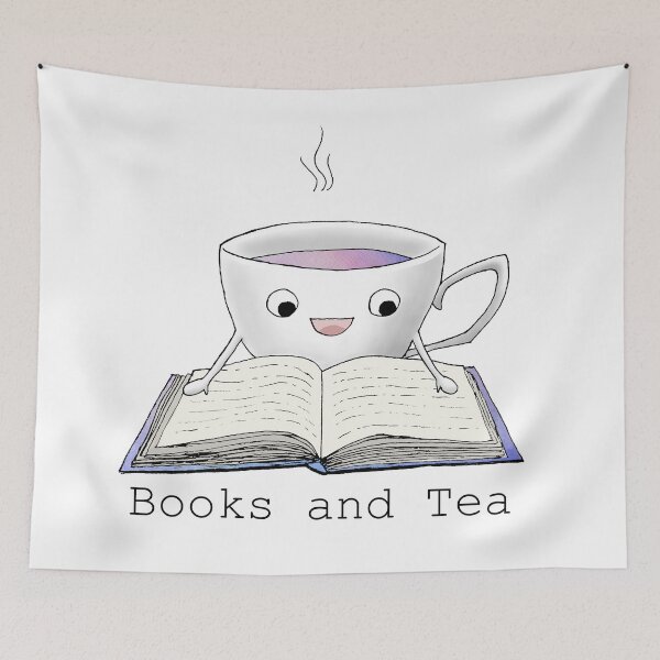 Item preview, Books and Tea designed and sold by Sophie-Ljubicic.
