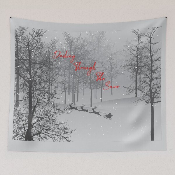 Item preview, Dashing Through The Snow With Santa's Reindeer Sleigh! designed and sold by ALifeSavored.