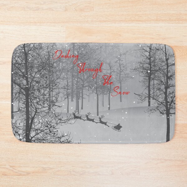 Item preview, Dashing Through The Snow With Santa's Reindeer Sleigh! designed and sold by ALifeSavored.