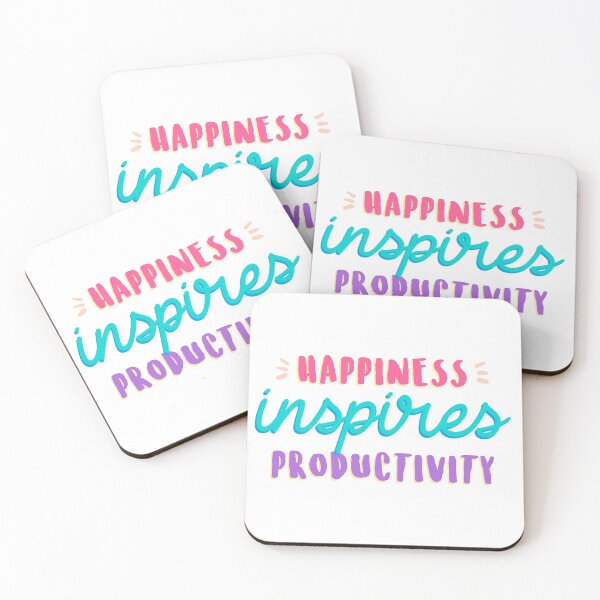 Item preview, Happiness Inspires Productivity designed and sold by Osh Sales.