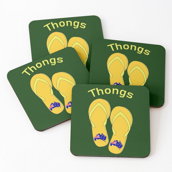 Item preview, Australia Flag Thongs designed and sold by Leeloks.