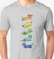 Watercolor Dachshunds Unisex T-Shirt