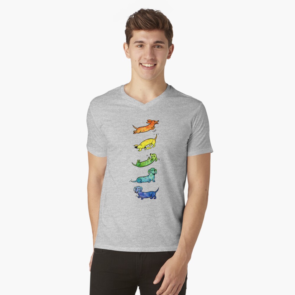 Vista previa del artículo con la obra «Camiseta de cuello en V», diseñado y vendido por leslieevans2.