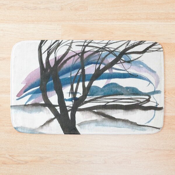 Item preview, Tree in the Wind. Watercolor Landscape. designed and sold by NorroenDyrd.