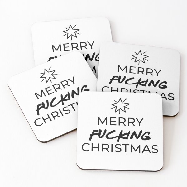 Item preview, Merry Fucking Christmas (black) designed and sold by zvizdetss.