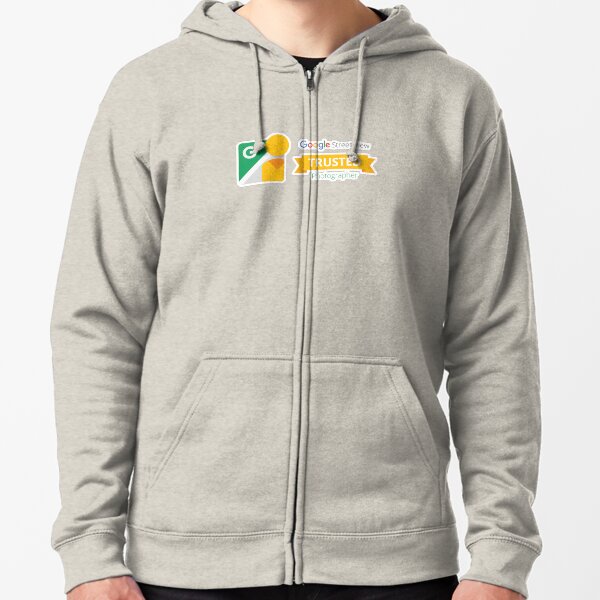 Google Maps | Street View | Trusted Photographer Zipped Hoodie