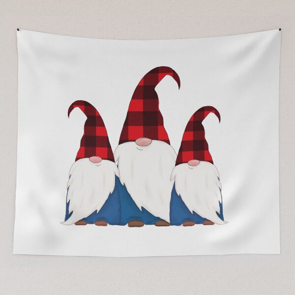 Item preview, Buffalo plaid gnome designed and sold by -Lumisa-Design-.