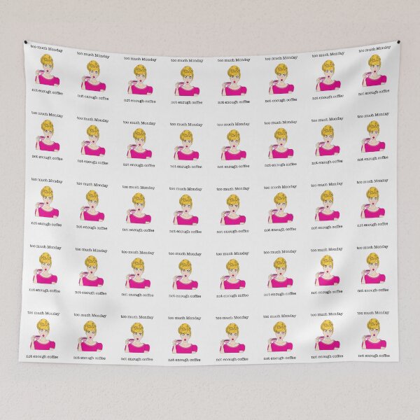 Item preview, Not Enough Coffee - Blonde Hair designed and sold by polkadotwhiskey.
