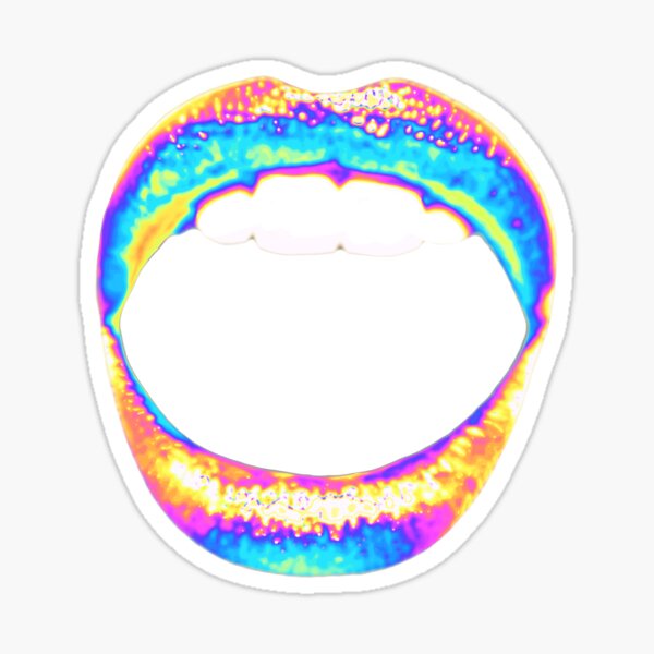 Holographic Scream Sticker