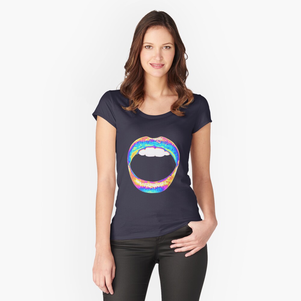 Item preview, Fitted Scoop T-Shirt designed and sold by dinaaaaaah.