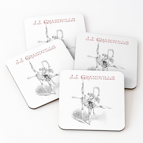 Item preview, Grandville Two Funny Marionettes Dance designed and sold by alexvas.
