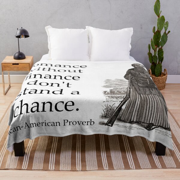 Item preview, Romance sin finanzas - Proverbio afroamericano designed and sold by CrankyOldDude.