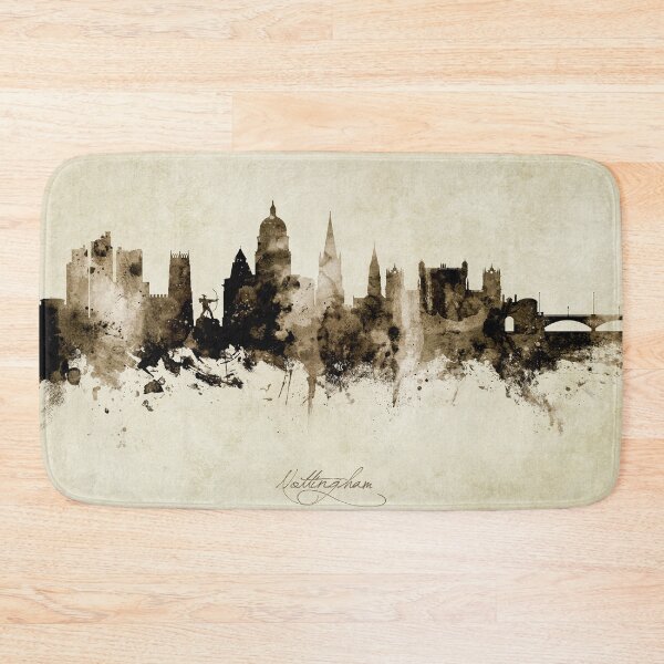 Item preview, Nottingham England Skyline designed and sold by ArtPrints.