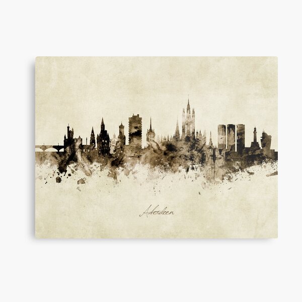 Item preview, Aberdeen Scotland Skyline designed and sold by MICHAEL TOMPSETT.