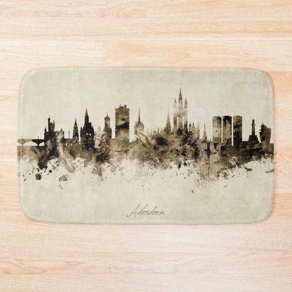 Item preview, Aberdeen Scotland Skyline designed and sold by ArtPrints.