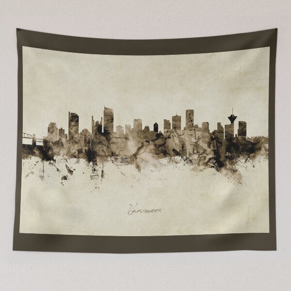 Item preview, Vancouver Canada Skyline designed and sold by ArtPrints.