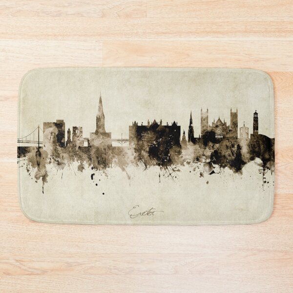 Item preview, Exeter England Skyline designed and sold by ArtPrints.
